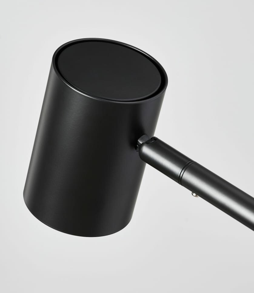 Картинки Лампа икеа NYMANE, для чтения, напольный светильник, GU10, 8Вт, цвет антрацит