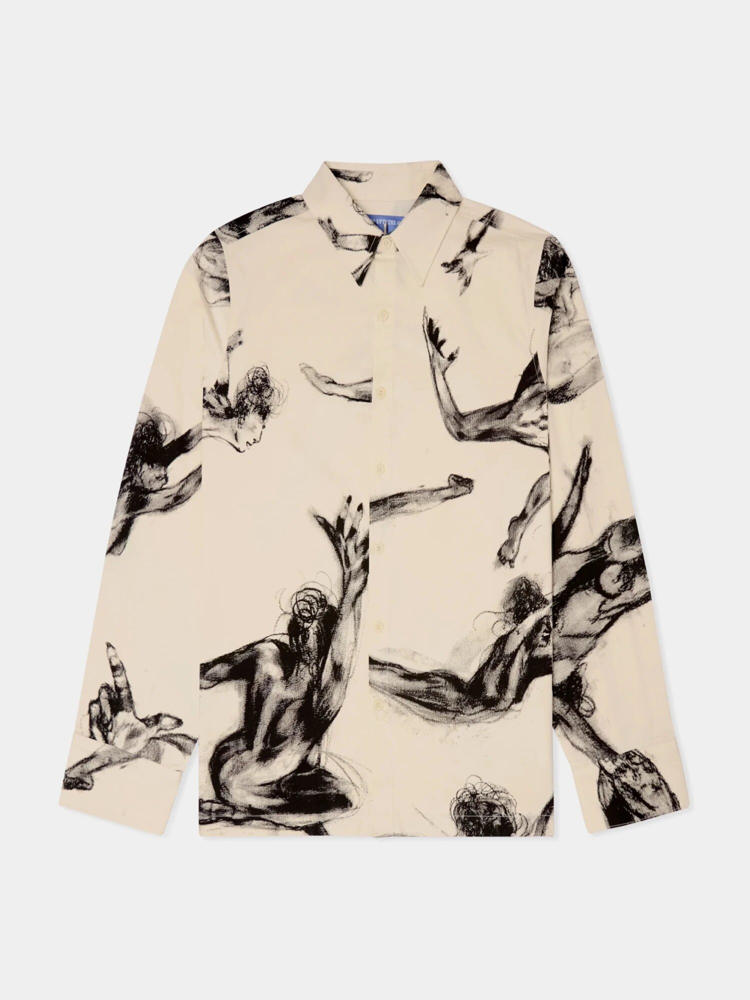 Рубашка KidSuper Trapeze Performer Button Up, размер L, cream