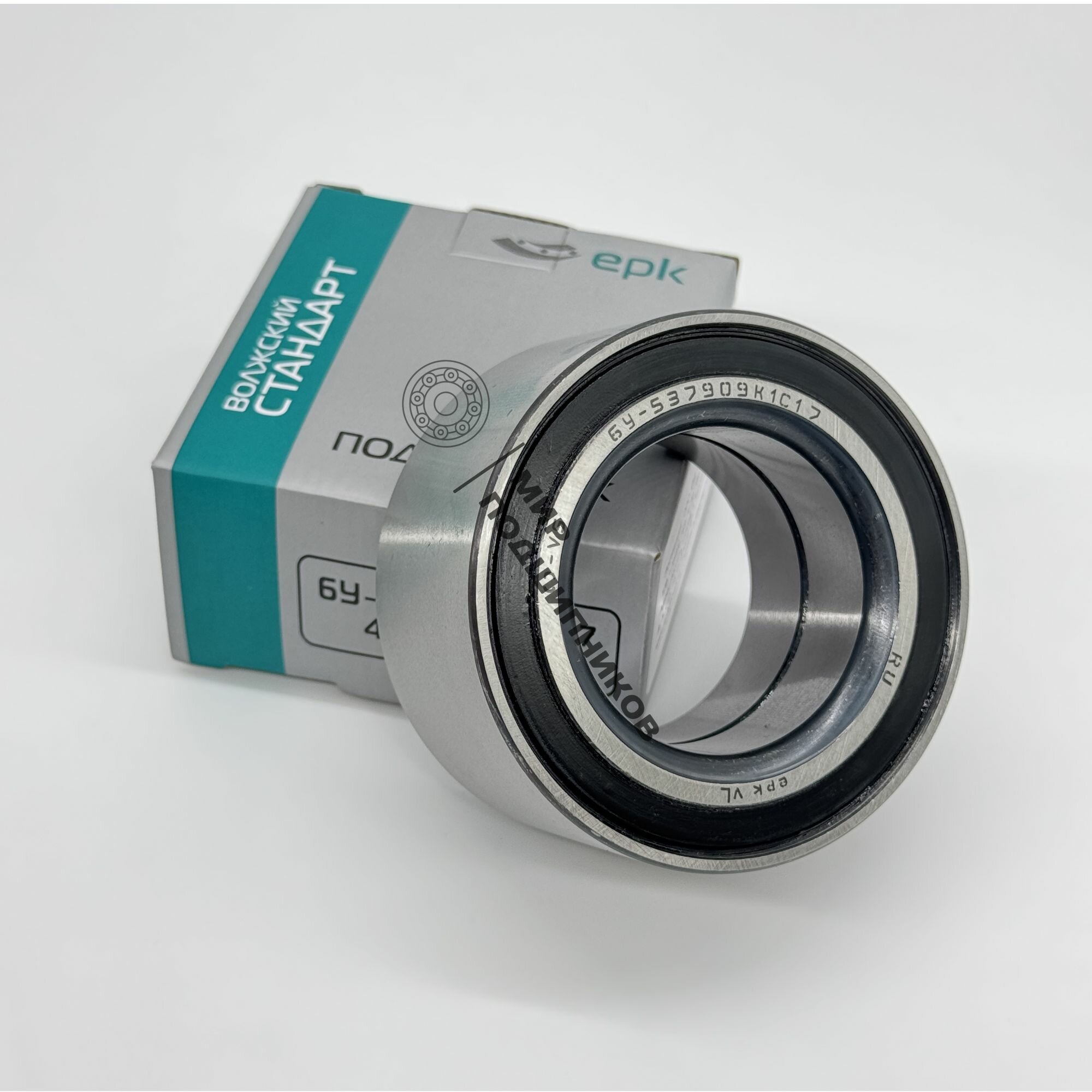 Подшипник передней ступицы Соболь 23107 (4х4) , Газ-2217, Газ-22177, 31113, 3111 6У-537909 К1С17 49х84х43 (2RS- резиновые уплотнители) — фото 1