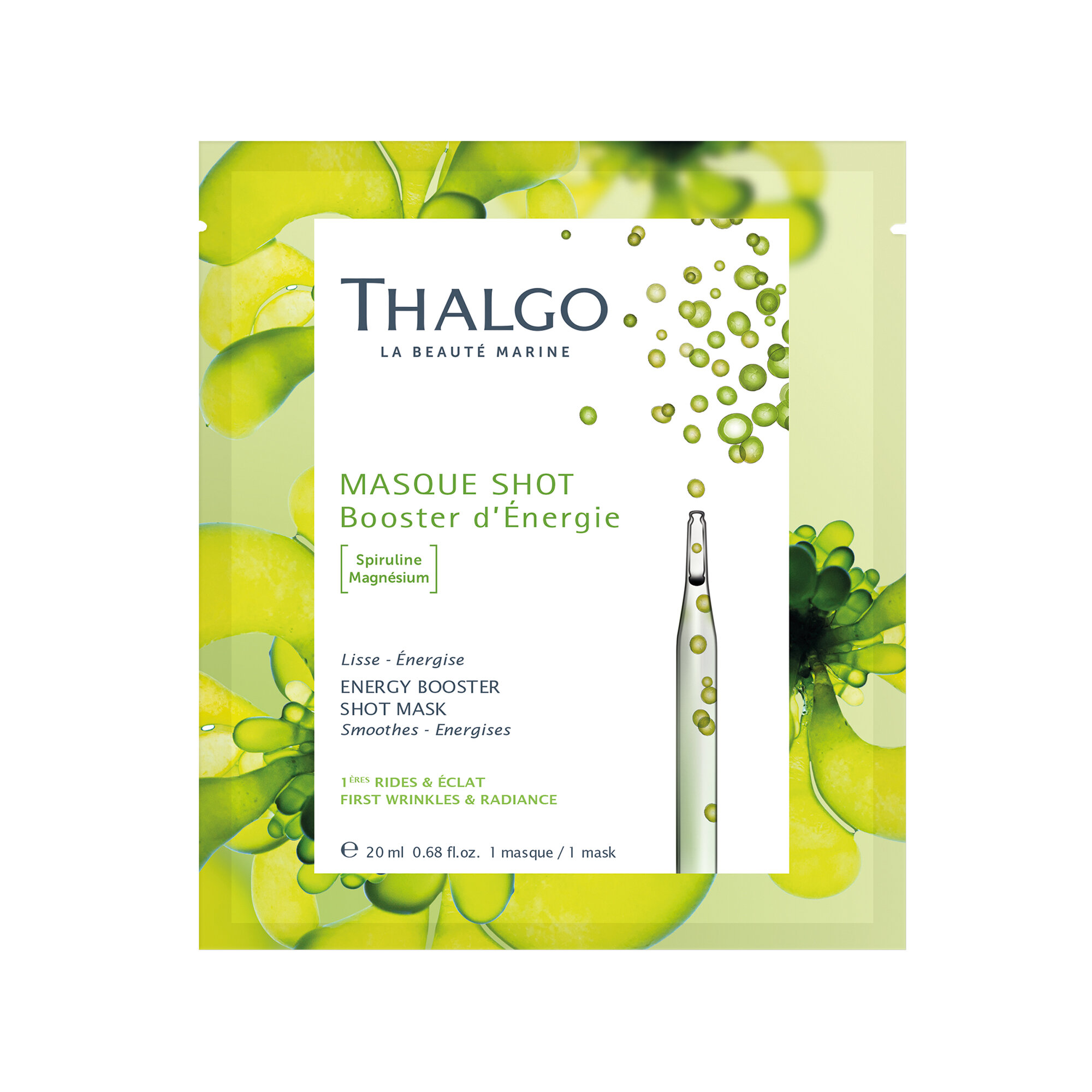 THALGO COSMETIC Энергизирующая экспресс-маска со спирулиной 20 мл
