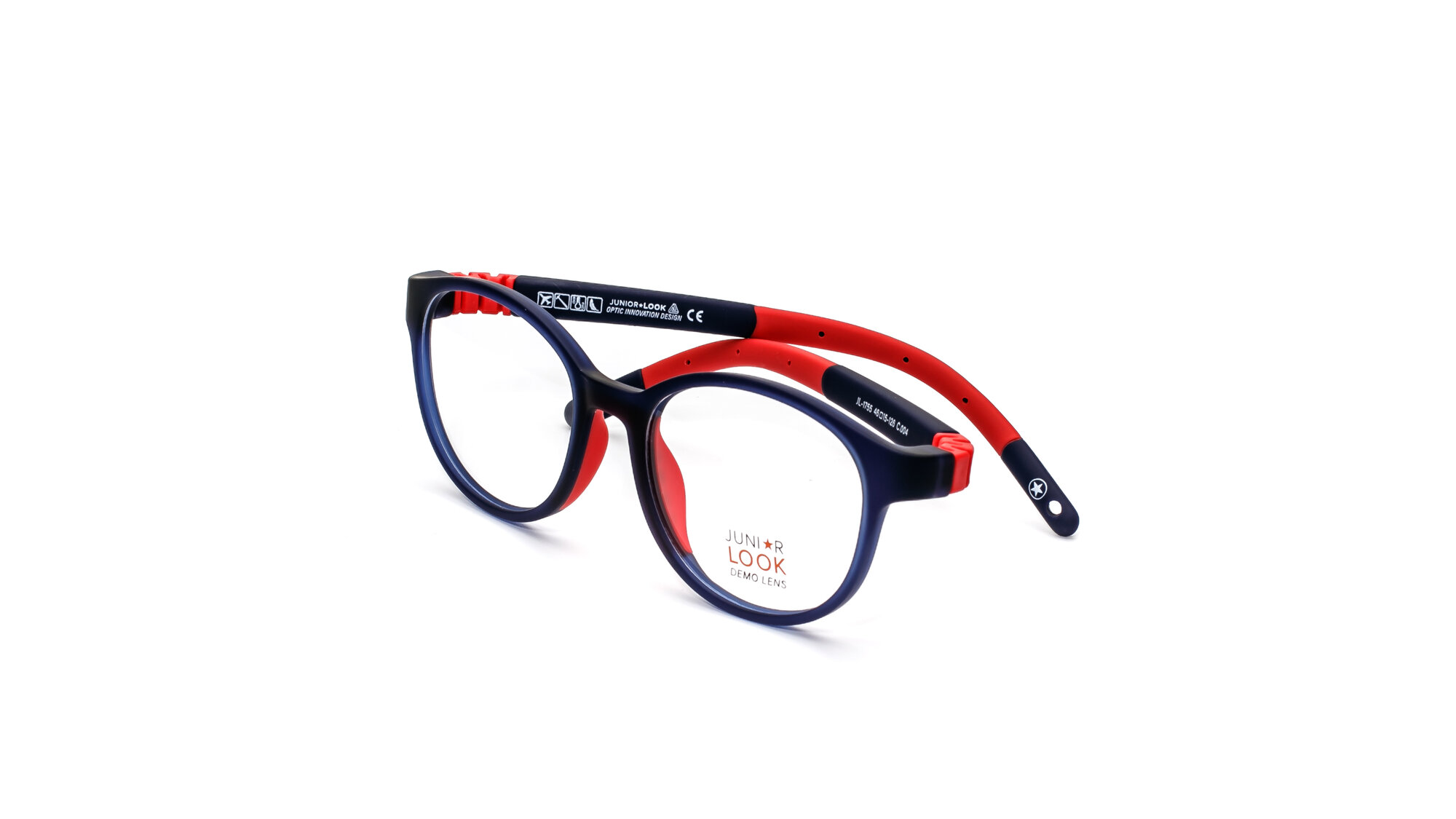Изображение Детская оправа для очков junior look 1755 004 для мальчиков, синего цвета