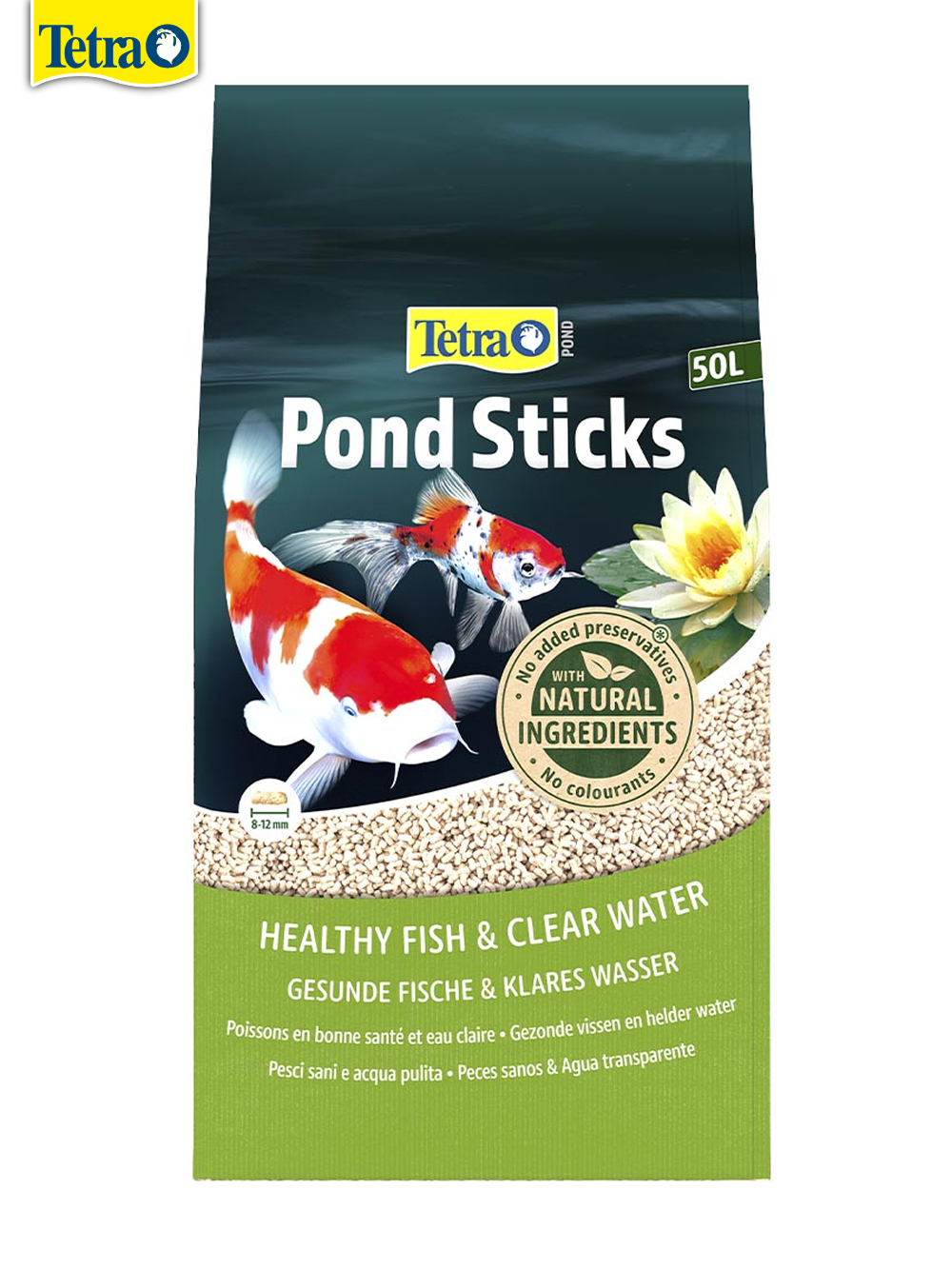 Корм для прудовых рыб "Tetra Pond Sticks", основной, гранулы, 50 л — фото 1