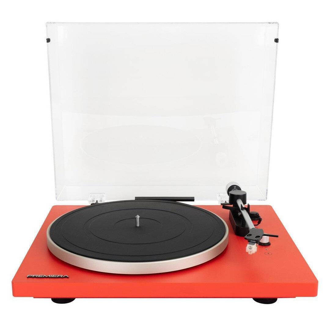 Проигрыватель виниловых дисков с Bluetooth Premiera ECO BT Red — фото 1