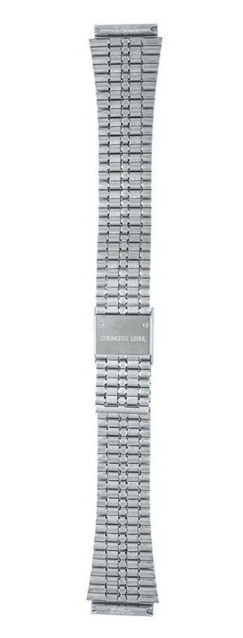 Браслет CASIO, фактура глянцевая, размер 21, серебряный — фото 1