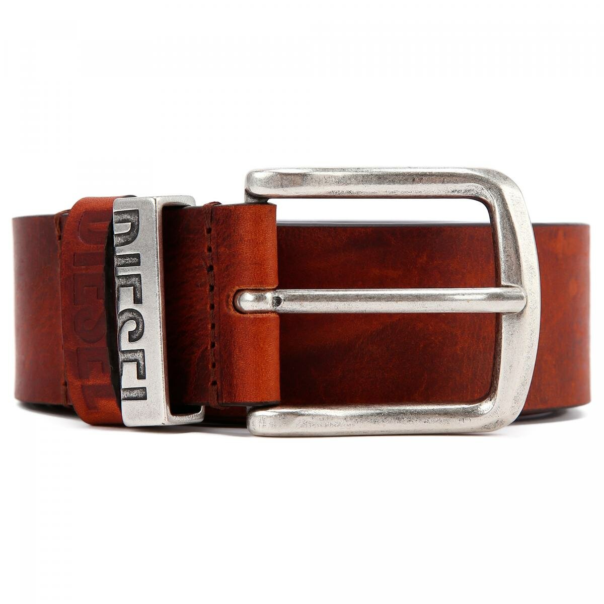 Ремень DIESEL для мужчин, размер 110, коричневый