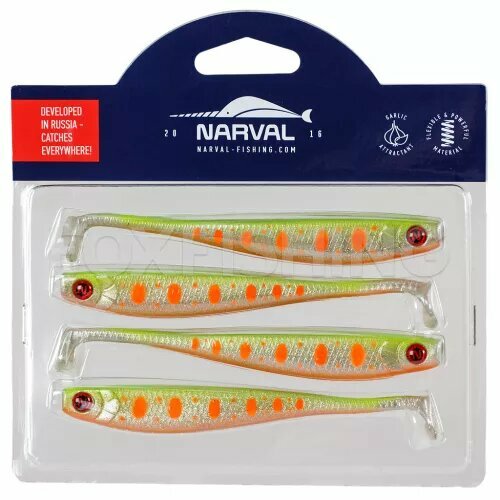 Силиконовая приманка Narval Skinny 12см. #032 4шт.