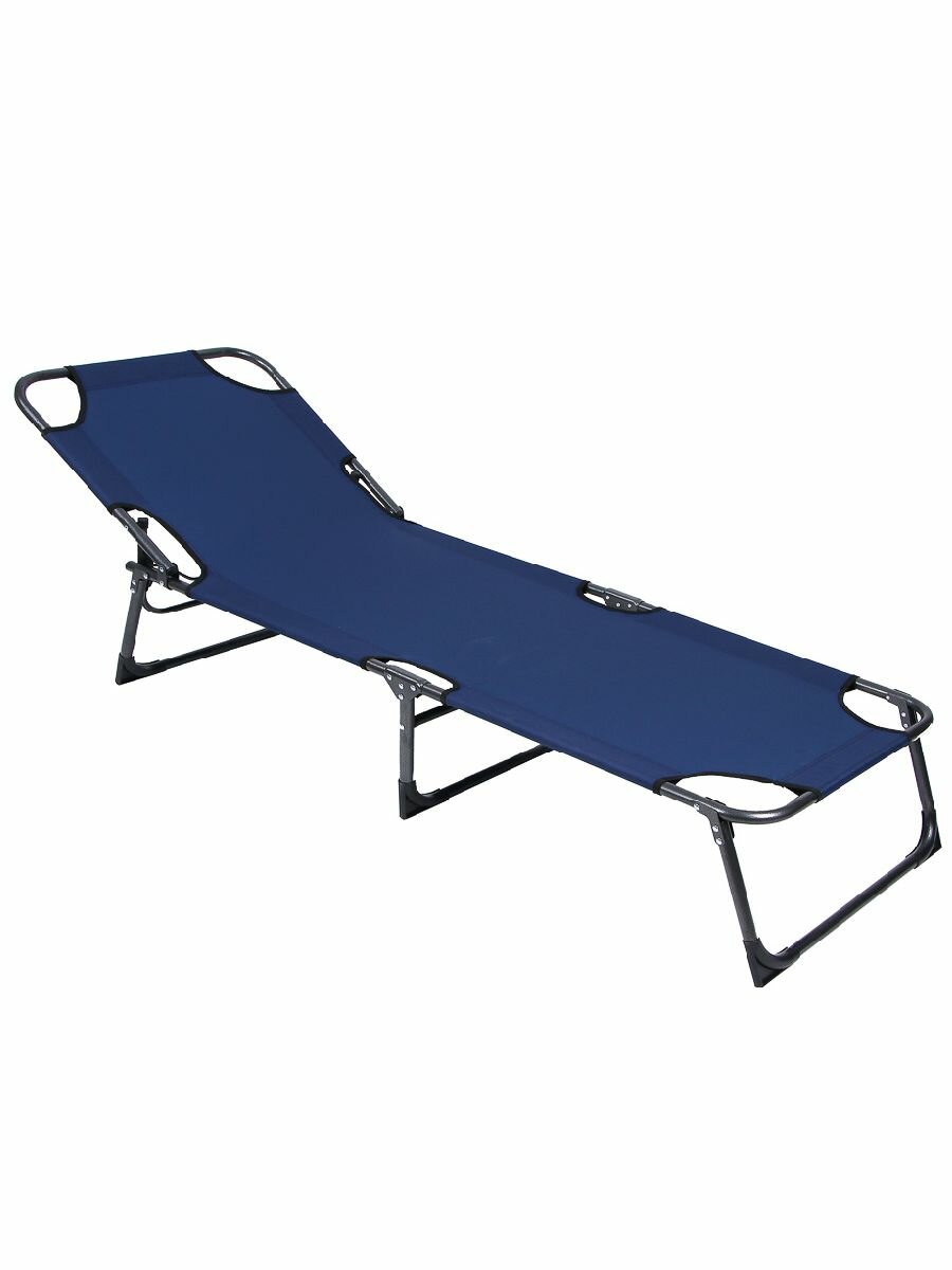 Раскладушка  РУССО ТУРИСТО   туристическая  стальная  максимальная нагрузка 100 кг