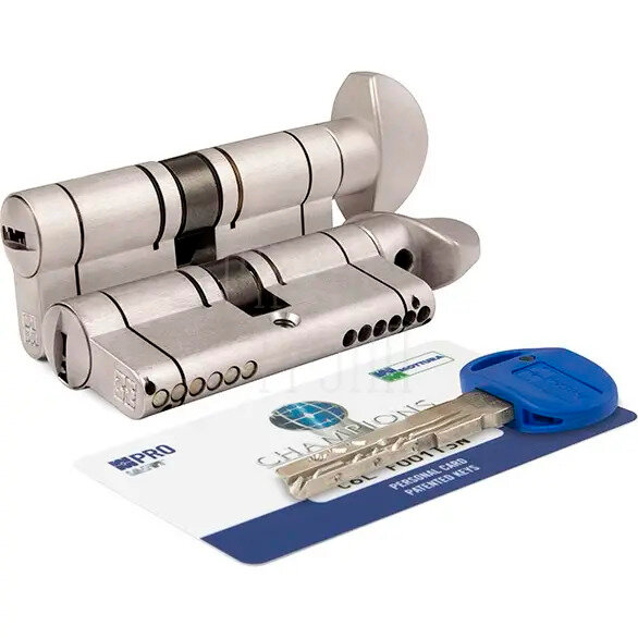 Цилиндровый механизм Mottura  Моттура  с вертушкой CP4F363601R  72 мм 31 10 31  никель