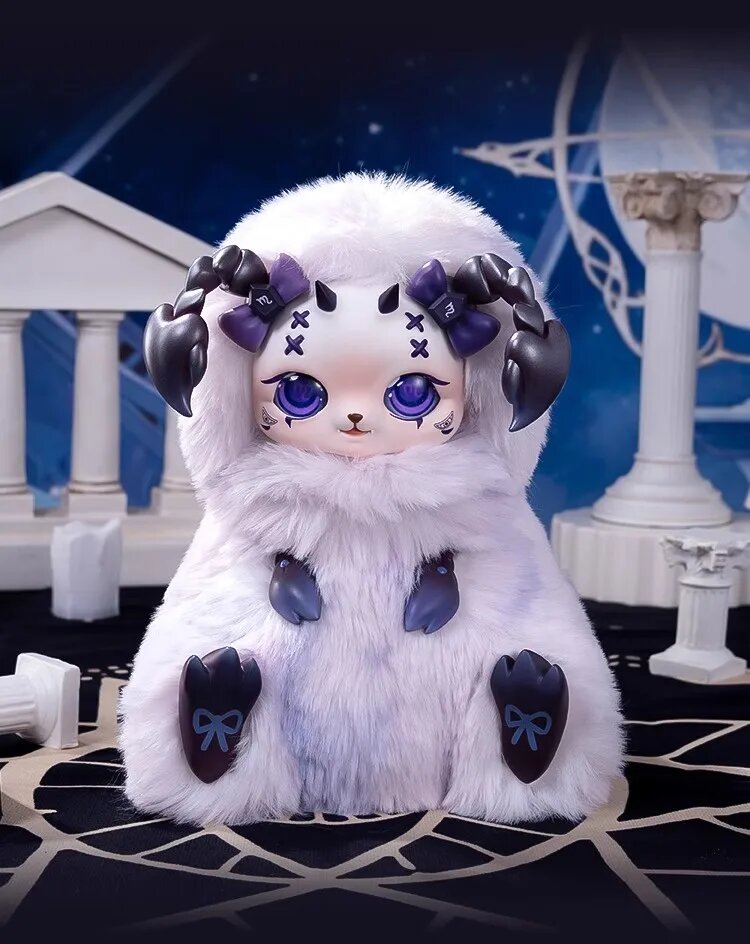 Виниловая кукла Luo Jiujiu Mobo Star Двенадцать созвездий, Белый, Унисекс