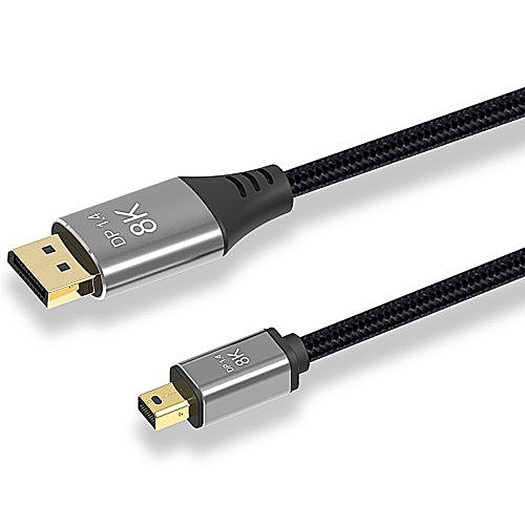 Кабель-переходник KS-is, 8K MiniDisplayPort - DisplayPort, 1.4 версия, 3 м