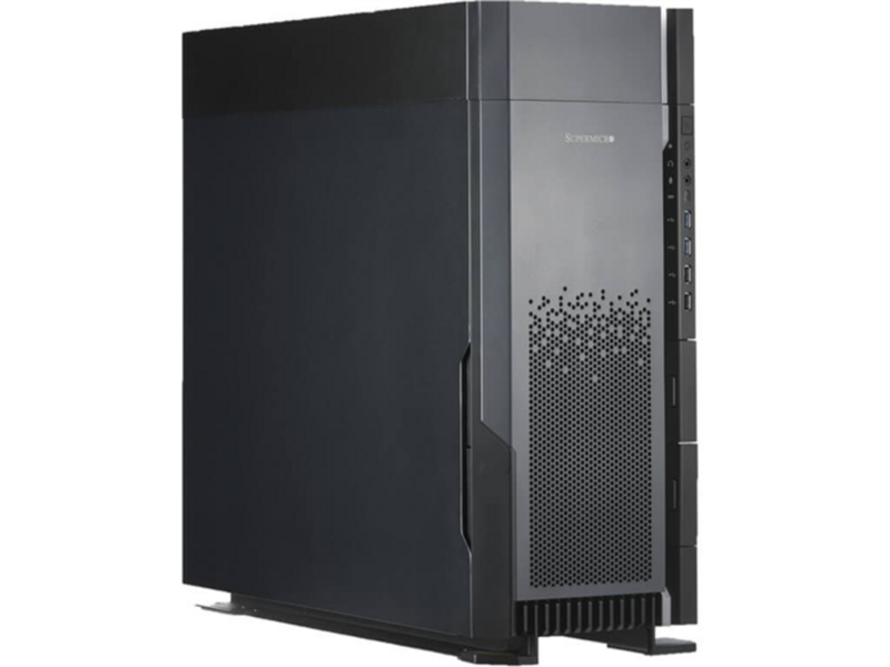 Серверная платформа Supermicro SuperWorkstation 5U Tower 751A-I 2xCPU 4/5 gen/no DIMM(16) only DDR5/SATARAID HDD(4)LFF/2x10Gbe/5xPCIex5-16, 1xPCIex5-8/4xM.2/1x2000W