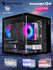 Корпус Invader Q2S кубик + пылевой фильтр + закаленное стекло, Micro-ATX, Mini-I...