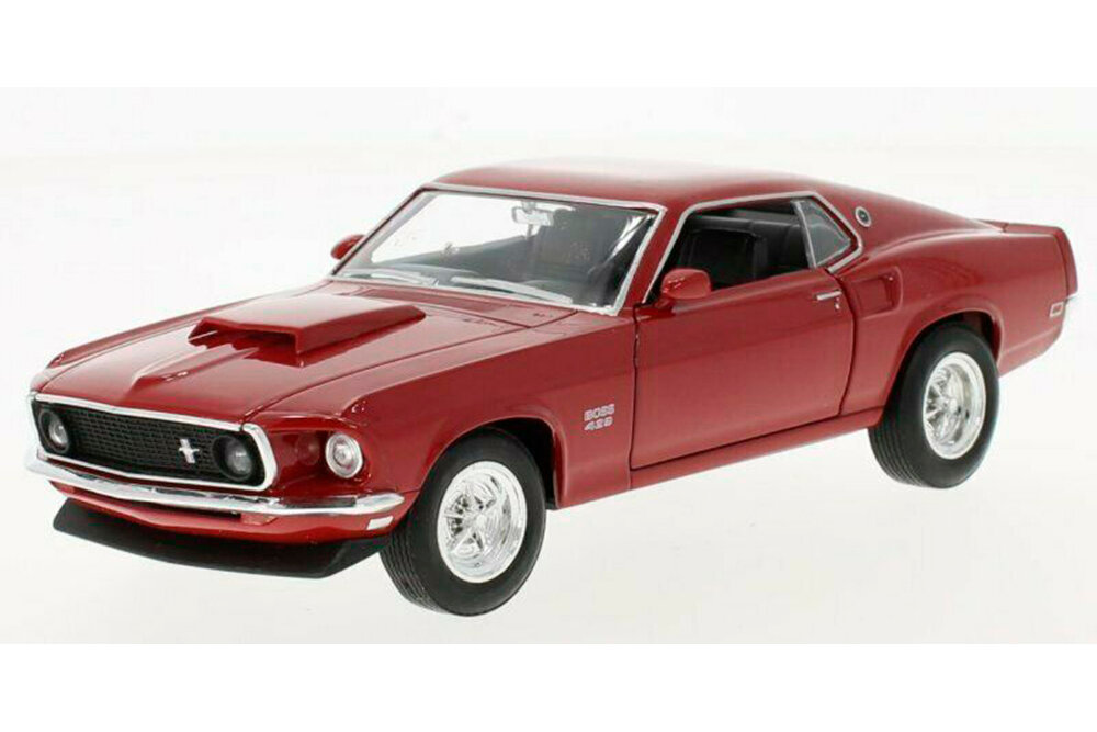 Модель коллекционная WELLY Ford mustang boss 429 1970 / форд мустанг красный