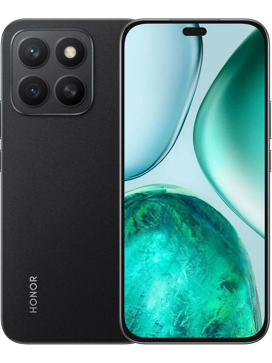 Смартфон HONOR X8c 8/512GB, Global, Dual nano SIM, черный (Midnight Black)