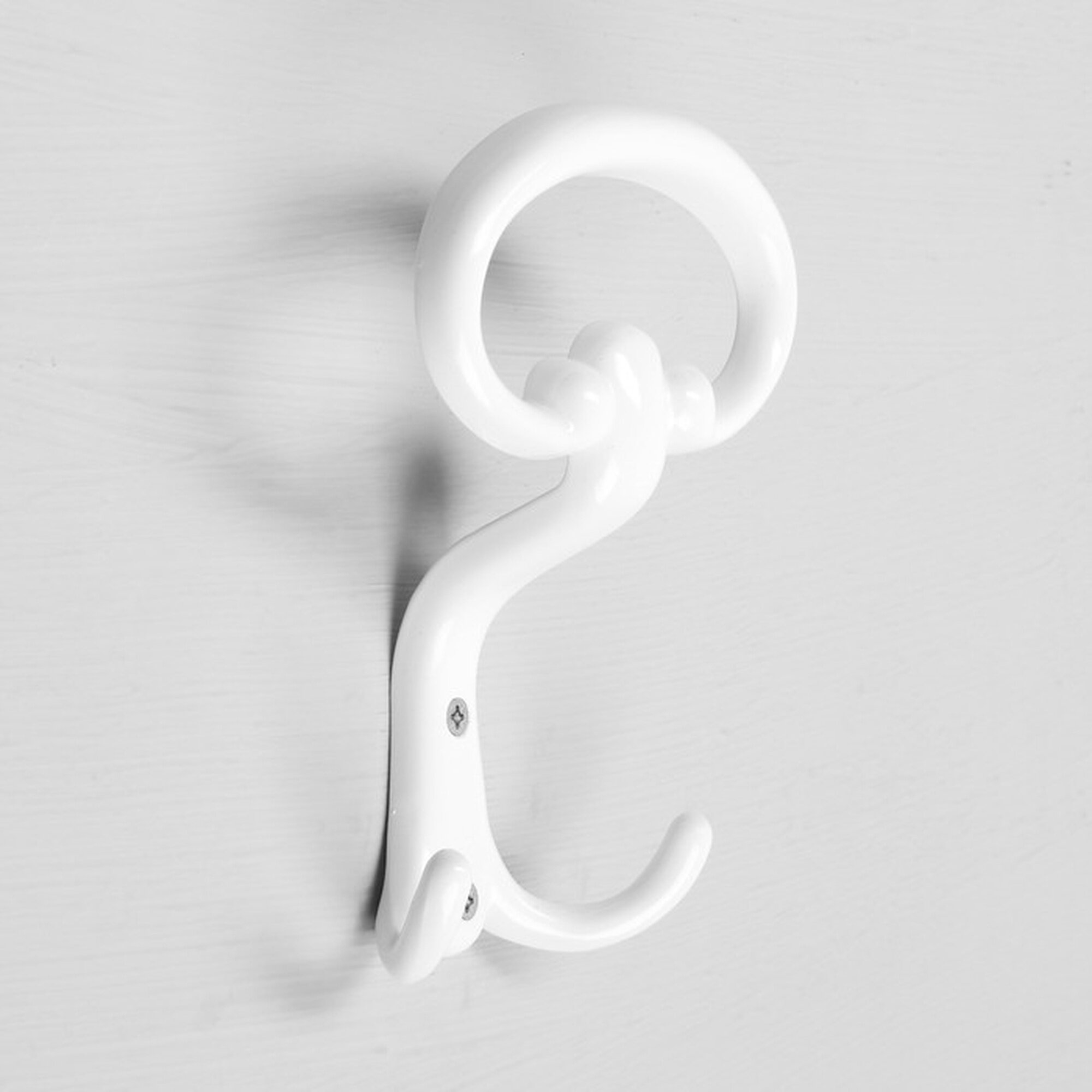 Крючок-вешалка Металлист №19 полимерный 25 штук цвет белый