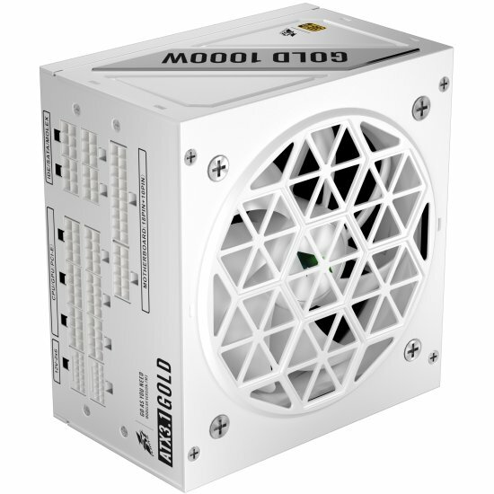 Блок питания 1STPLAYER NGDP, 1000W, 80+ Gold, ATX3.1 (HA-1000BA4-WH) белый — фото 1