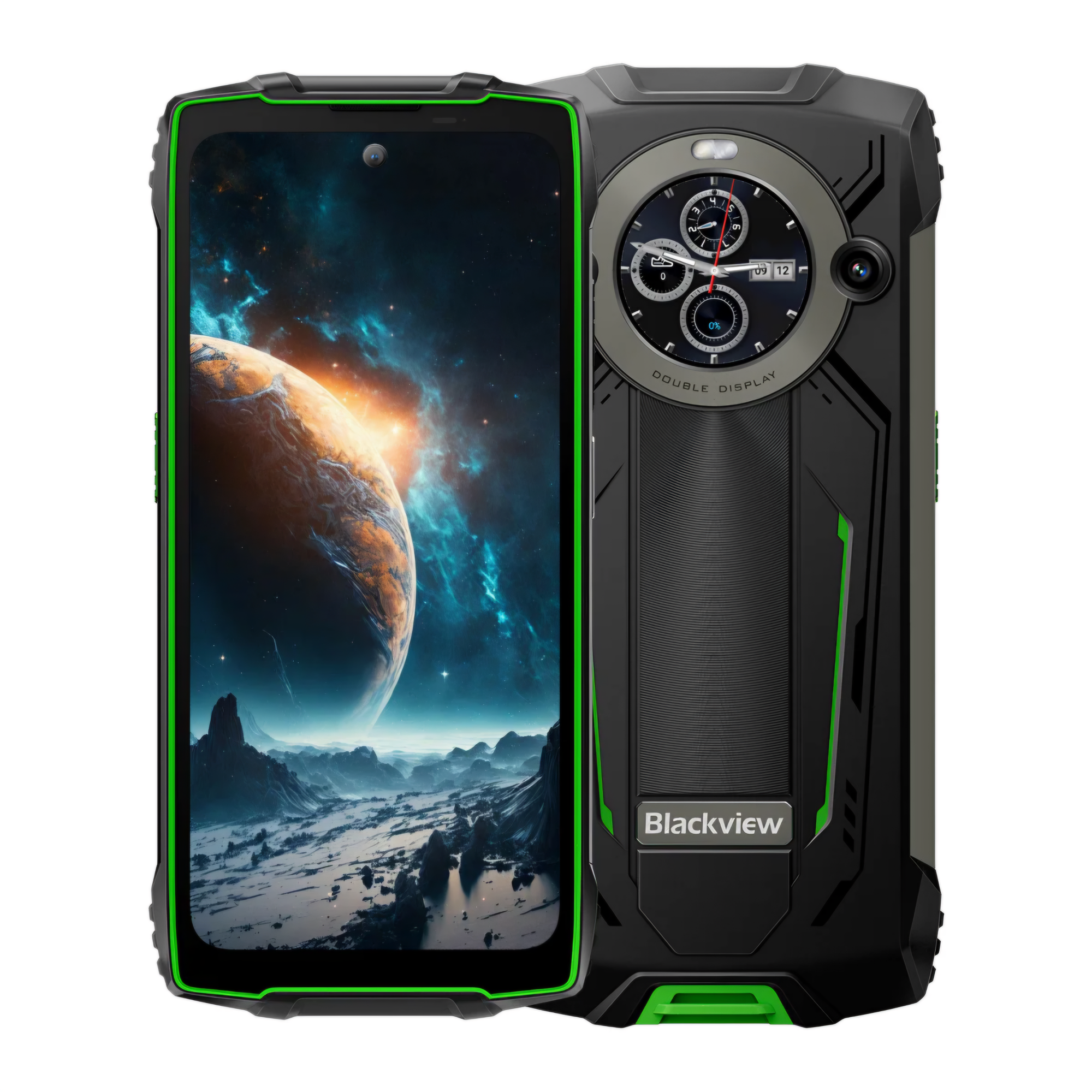 Смартфон Blackview BV8200 12/256 ГБ Green – защищённый Android 14, Helio G100, 6.5” 120 Гц, 8800 мАч, IP68/IP69K, 4G