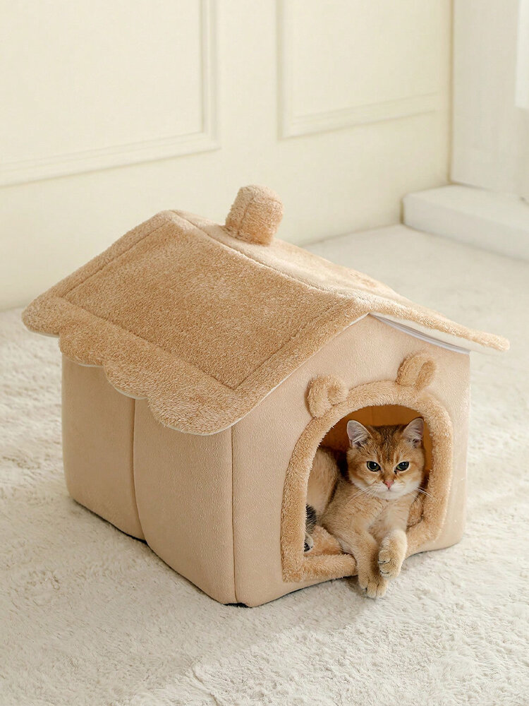 Домики Для Животных Xiaomi Теплый дом для животных Кошачье гнездо Собачье гнездо Серый дом.