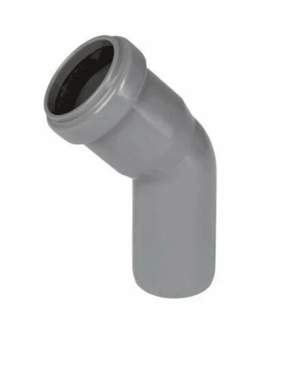 Отвод PP-H серая HT HTB Дн 40х45гр б/нап в/к Ostendorf 111120