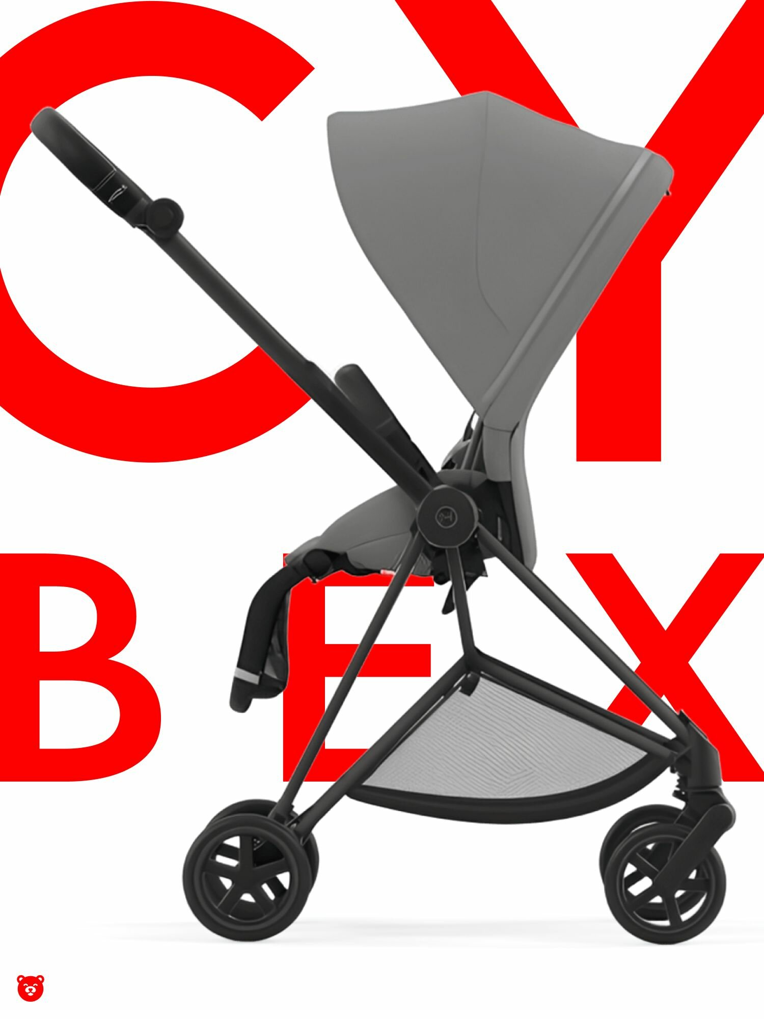 Cybex Mios Прогулочная коляска, шасси Matt Black/Soho Grey