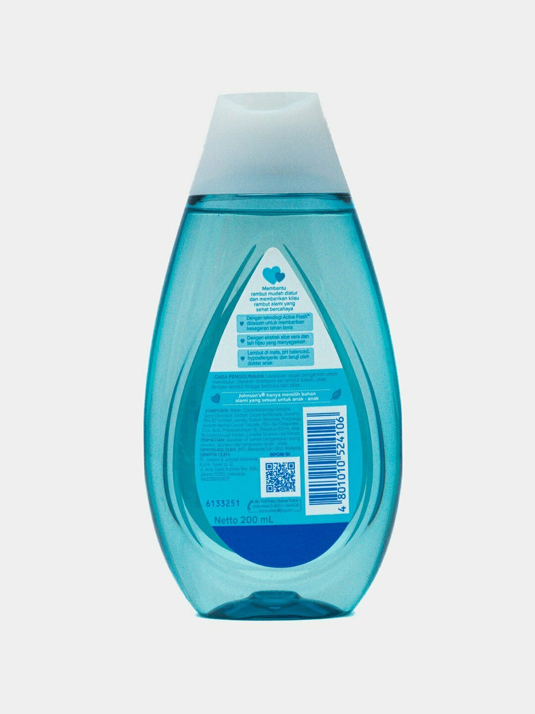 Детский шампунь с технологией Active Fresh, с длительным приятным ароматом, pH-сбалансированный и гипоаллергенный 500 мл — фото 1