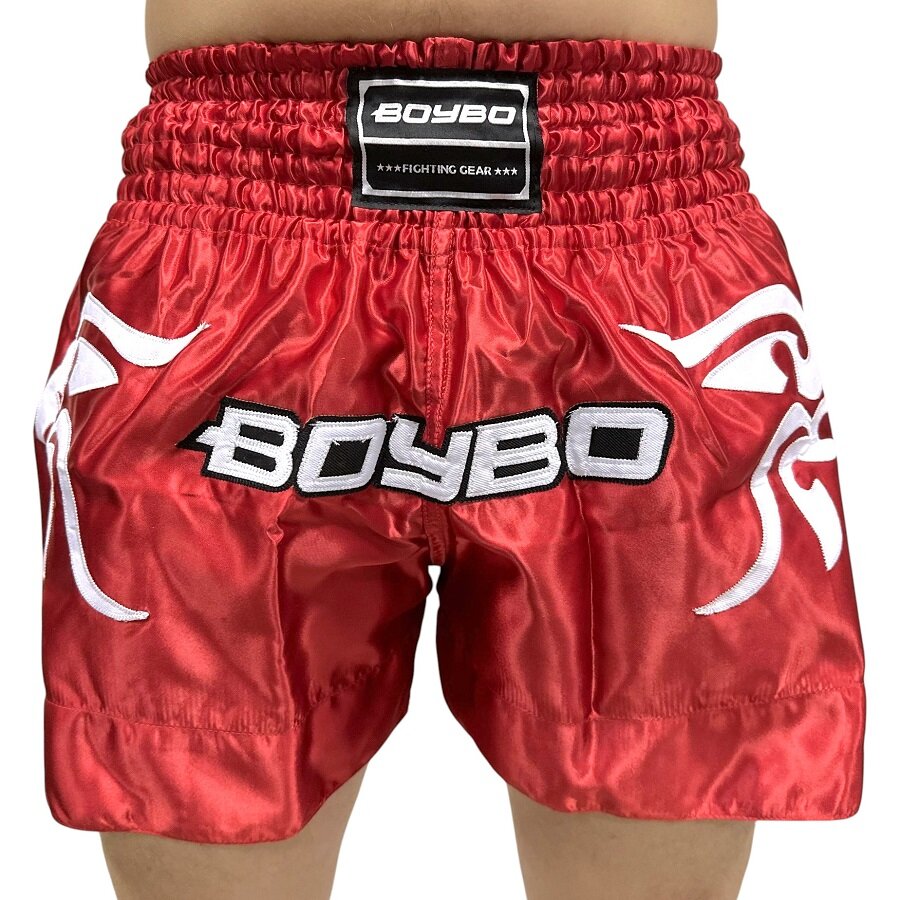 Шорты спортивные Boybo Muay Thai Red, размер 2XS, красный