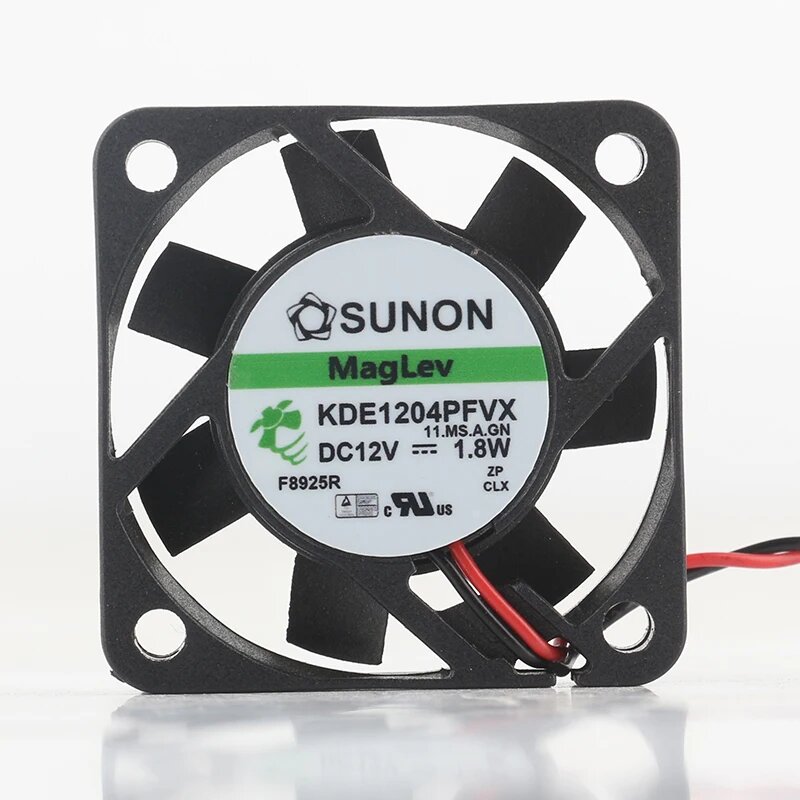 KDE1204PFVX Sunon DC 12 В 18 Вт 4010 40X40X10 мм 4 см Тихий инвертор Большой объем воздуха Маглев 2/3-проводной охлаждающий вентилятор two wire Нет цветная (RGB) Черный