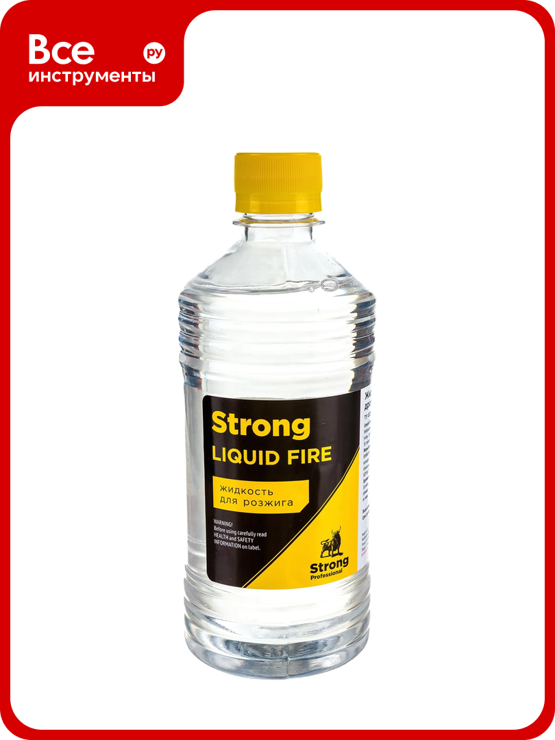 Жидкость для розжига нефтехимик STRONG LIQUID FIRE 0.5 л STRLF500