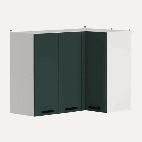 Изображение товара ARNIKA Шкаф кухонный угловой навесной "Комфорт Эстетик" изумруд МДФ, 40х6,6х71,6 см