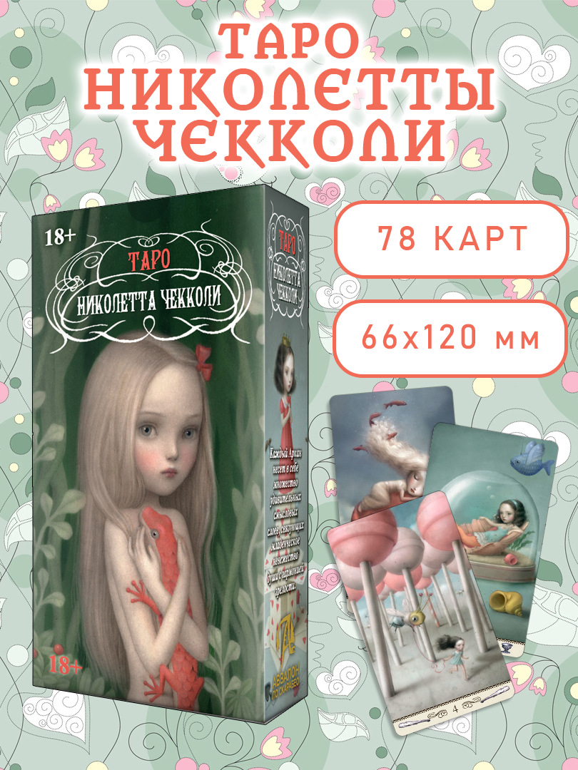 Карты Таро Чекколи - новые гадальные карты без рамки от Аввалон Ло Скарабео — фото 1