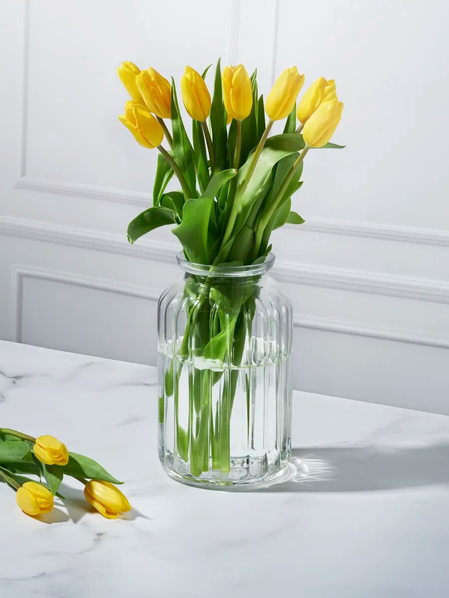 Стеклянная ваза 2,5 л, высота 23 см BOTANICA