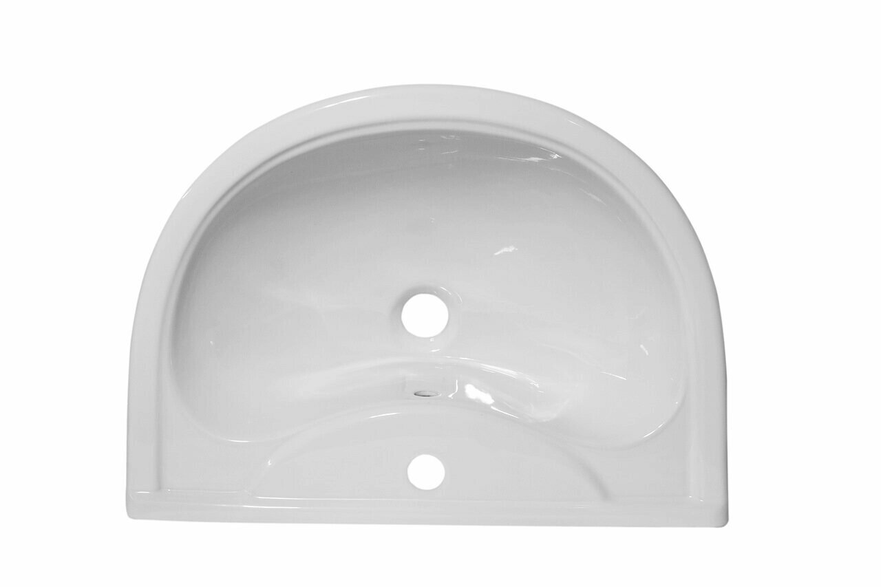 Раковина подвесная Оскольская керамика Престиж 55 45101100302 белая (без пьедестала)