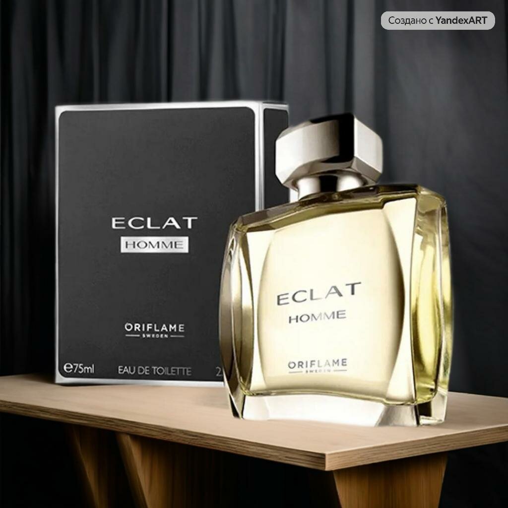 Туалетная вода Oriflame Eclat Homme, мужская, восточные древесные ноты, 75мл