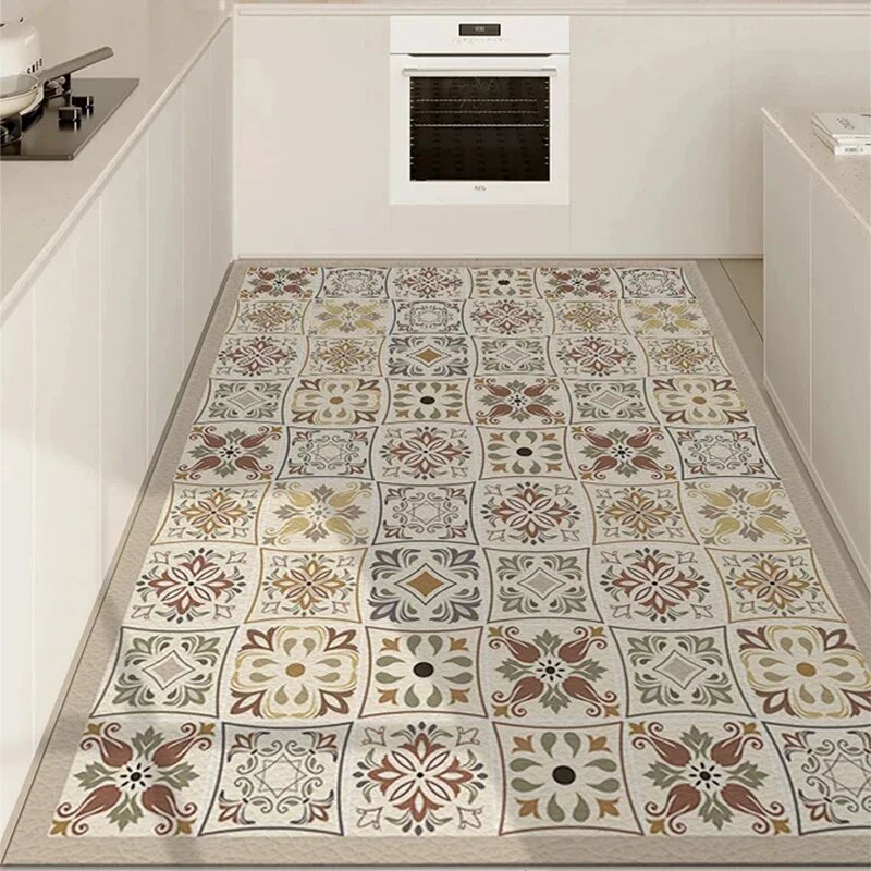 Водонепроницаемый коврик для кухни Alfombra Vinilicas Cocina 1pc 40x180cm, GU698-P