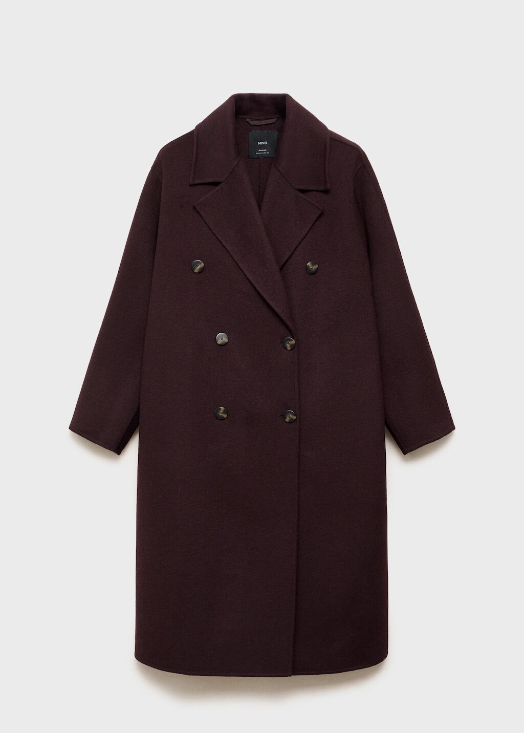 Пальто MANGO PICAROL, размер S, темно-красный