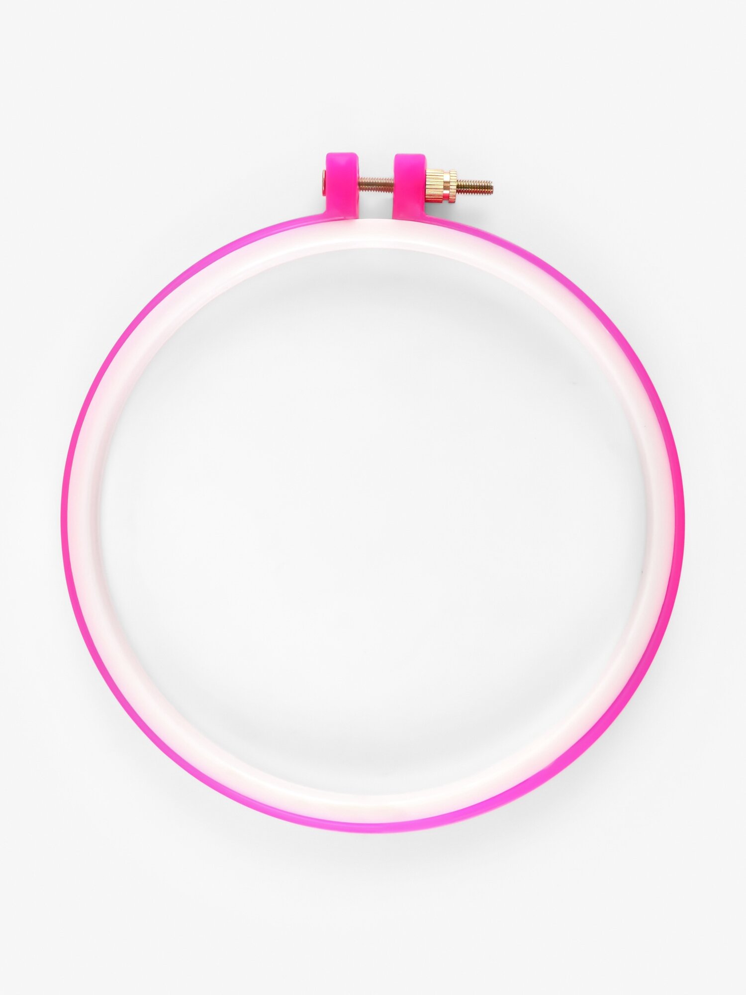 Пяльцы для вышивания Арт Узор диаметр 14/16 см цвет розовый