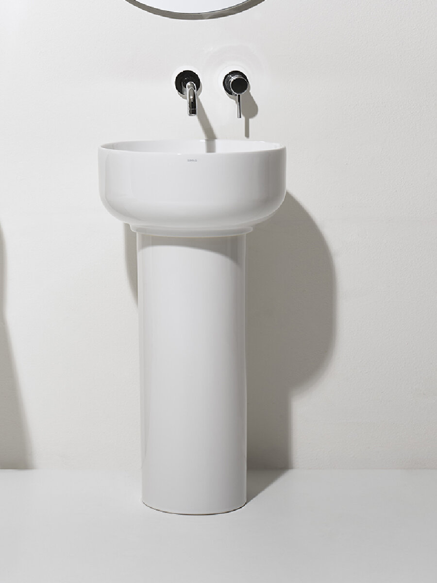 Пьедестал для раковины SIMAS BALLOON CN 300 напольный выпуск в стену для раковины BA 01