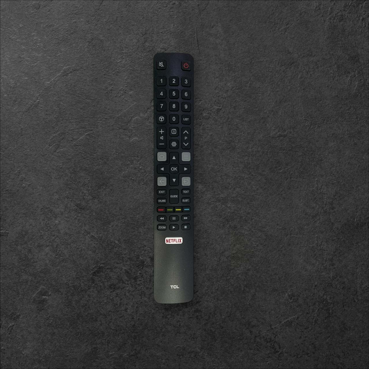 Универсальный пульт, для телевизор TCL , АБС-пластик, черный