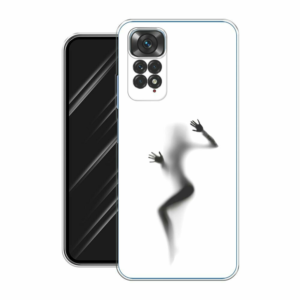 Чехол на Xiaomi Redmi Note 11 4G Global/Redmi Note 11S / Сяоми Редми Нот 11 4G Глобал с принтом "Девушка в душе" — фото 1