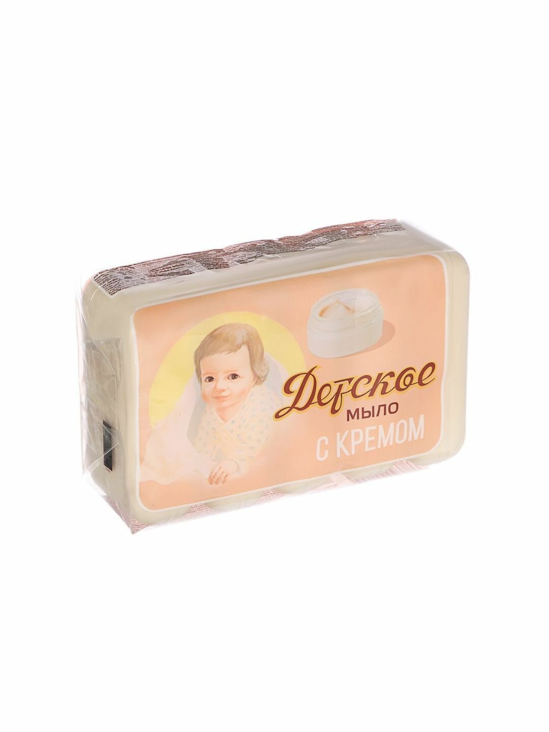 Мыло туалетное детское, с кремом, для всех типов кожи, гипоаллергенное 5×75 г