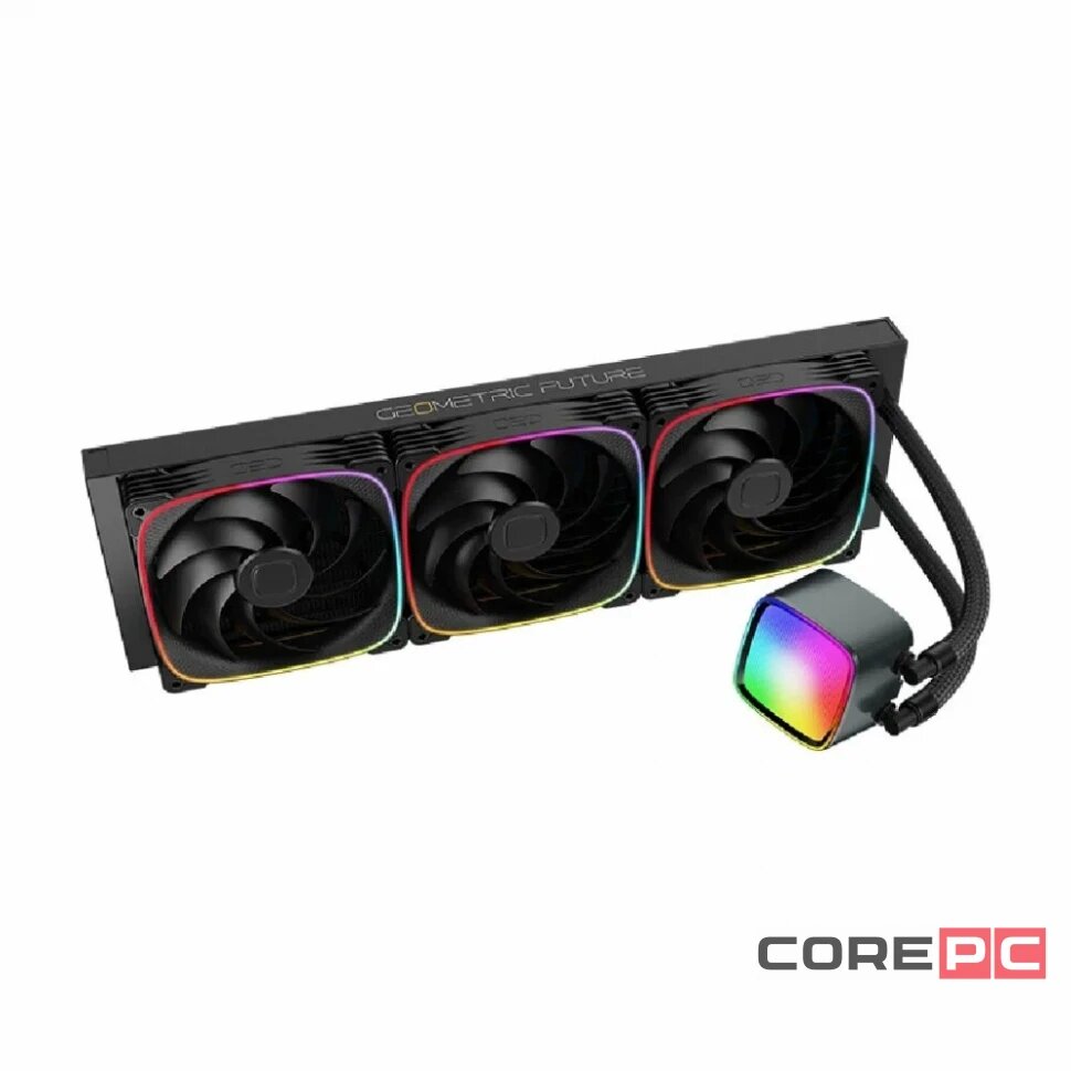 Система жидкостного охлаждения для процессора Geometric Future Eskimo Pro 420 ARGB Black (1C253B0421000)
