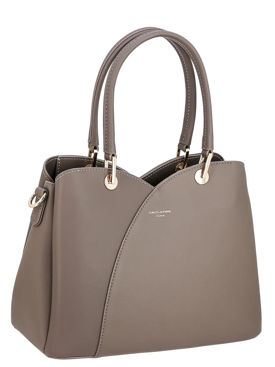Сумка тоут DAVID JONES, серо-коричневый — фото 1