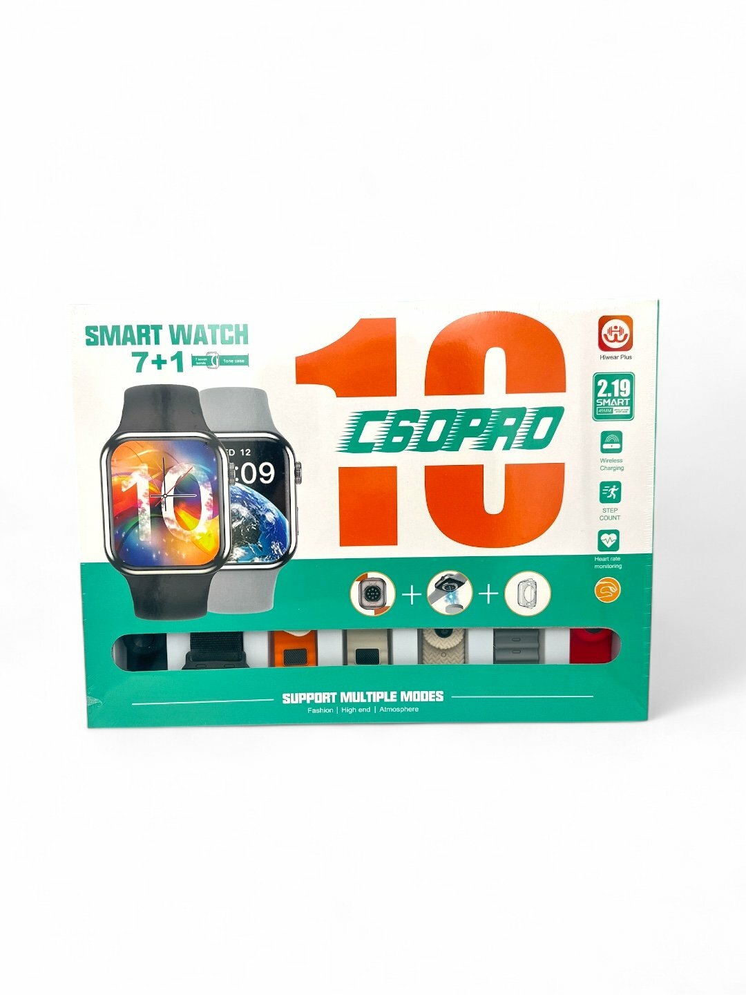 Blackview Smart Watch 7+1, беспроводная зарядка, наручные часы с резиновым корпусом