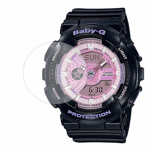 Скрин Мобайл защитный экран для часов Casio BA-110PL-1A из гидрогелевая плёнка прозрачная