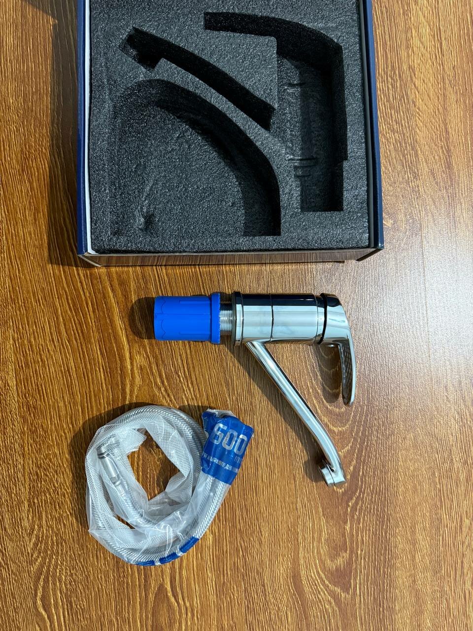 Смеситель для раковины и кухня, латунь, гибкий излив, хром, никкел