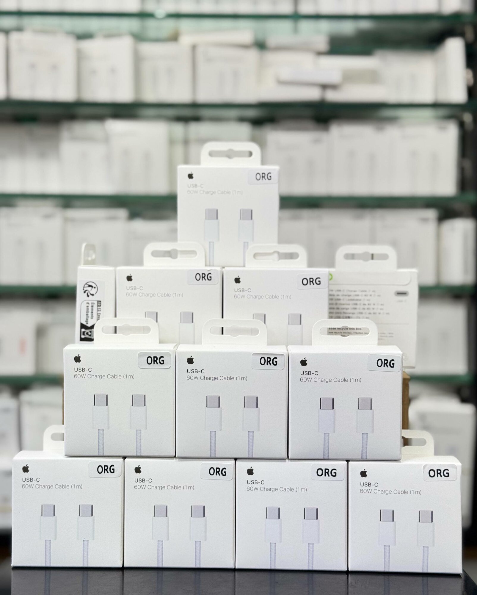 Оригинальный кабель Apple USB-C → USB-C 60W, быстрая зарядка, 1 м , IPhone 15/16/17 Pro, Pro MAX — фото 1