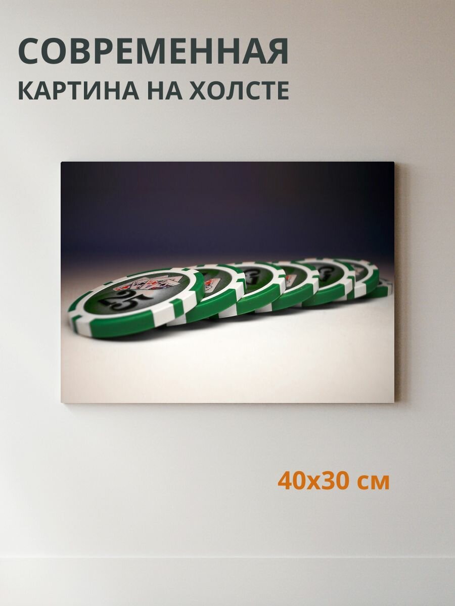 Картина на холсте Декоративный сюжет 40x30 см
