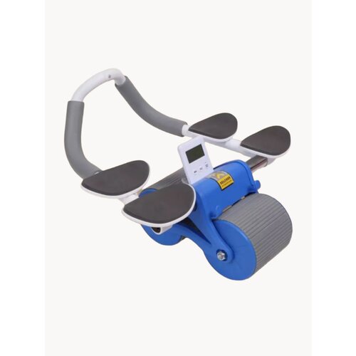 Тренажёр спортивный ролик с таймером/Тренажер для пресса с поддержкой локтя и таймером