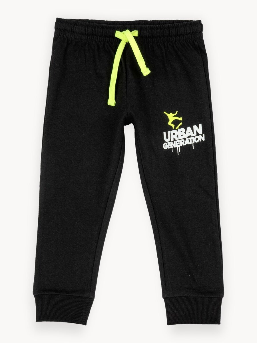 Брюки спортивные , размер 116, черный