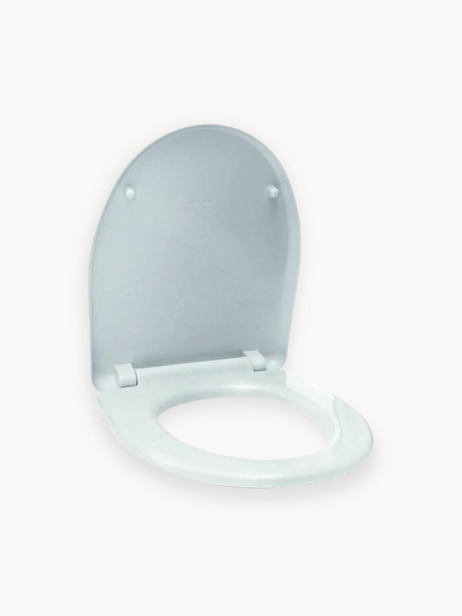 Крышка-сиденье для унитаза WIRQUIN для Sanita Идеал Виктория дюропласт c креплениями пластик